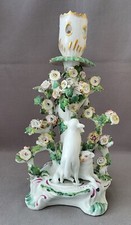 ANTIQUE DERBY CANDLESTICK