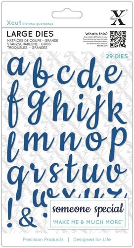 Big shot sizzix - xcut, lowercase
