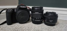 Canon EOS 200D DSLR Camera + 18-55mm Lens + 50mm Lens + 128GB SD + K&F Tripod 