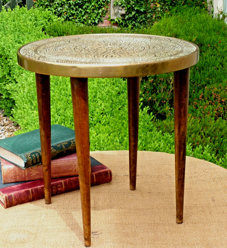 Lamp table plant stand brass - lamp,