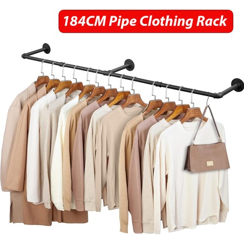 Industrial pipe clothing rack - clothing,