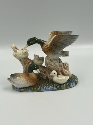 Vintage ceramic bird - vintage, mallard