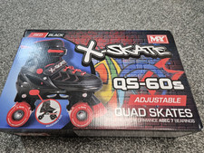 M.Y X-Skate Adjustable Quad Roller Skates with Built In Adjusters