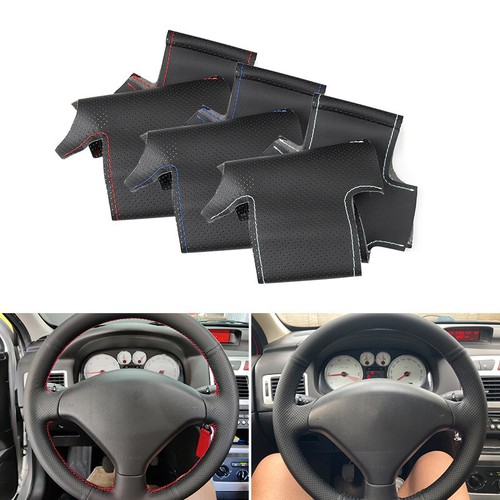 Perforated leather steering - perforated,