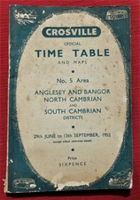 Timetable coaches 1952
