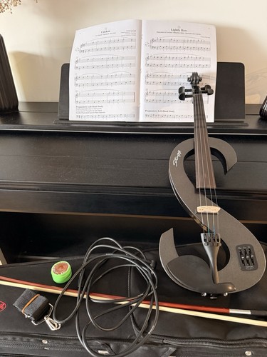 Stagg electric violin black - electric,
