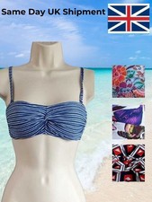 Quayside by Moontide Bikini Top Multiway Twist Bandeau Swim Top Beach Swimwear