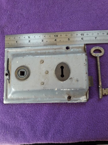 Door rim lock vintage with - rim,