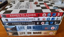 Box Sets of complete Life On Mars and Ashes To Ashes - every episode.