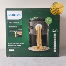 Philips Pasta Machine 7000 -Automatic, ProExtrude, Auto Weighing, 8 Discs, Black