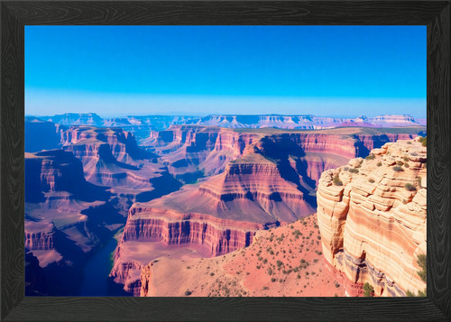 Grand canyon south rim framed - canyon,