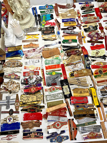 100 different cigar bands lot - cigar,