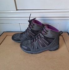 UK Size 6.5 Gelert Women's Hikin Walking Ankle Boots EU 40 Grey Purple Waterprof