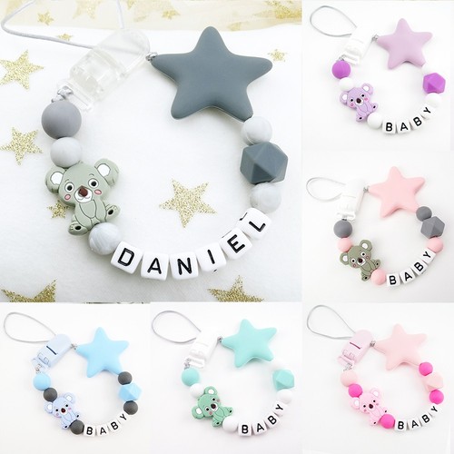 Personalised dummy clips star - dummy,