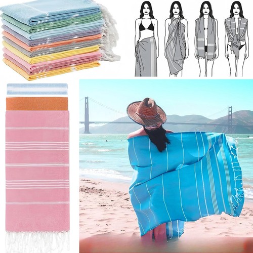Striped turkish cotton beach - striped,