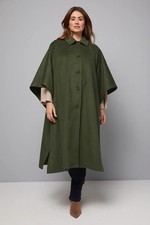 Wallis Green Coat Womens