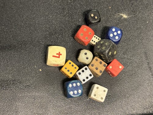 Vintage dice job lot various - job,