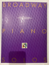 Broadway Piano Solos Sheet Music with Chord Charts - 20 Songs incl Cabaret - vgc