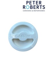 Gaslow Filler Cap Cover For Motorhomes/Caravans  - WHITE