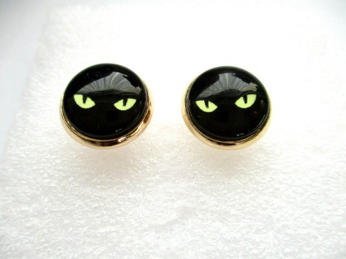 Black cats eyes wicca witch - black,