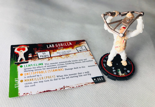 Horrorclix lab gorilla - lab, #063