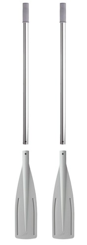 Part aluminium oar - 2-part, 140cm