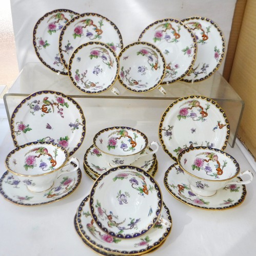 Antique cauldon tea set - ,
