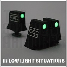 TSA® Tall Green Glow Sights