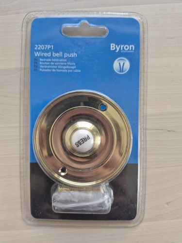 Byron door bell push 2207p1b - bell,