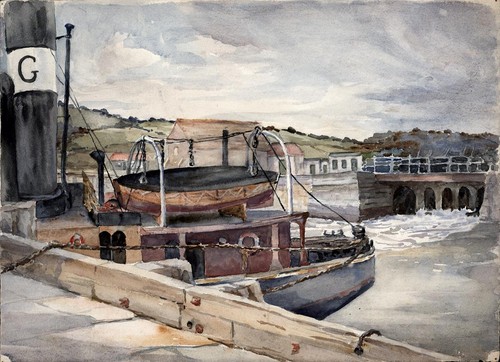 Watercolour painting v - watercolour, h