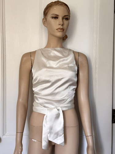 Gorgeous zara ivory satin open - zara,