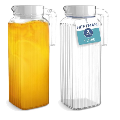 Glass water jug - pack, 1l