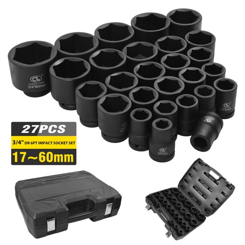 27pcs inch drive impact - 27pcs, 3/4"inch
