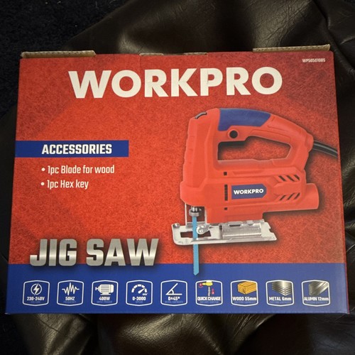 Workpro 400w corded jigsaw - corded,
