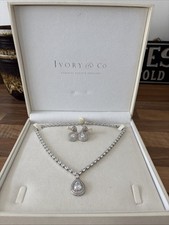 Ivory&Co Teardrop Necklace And Earrings 