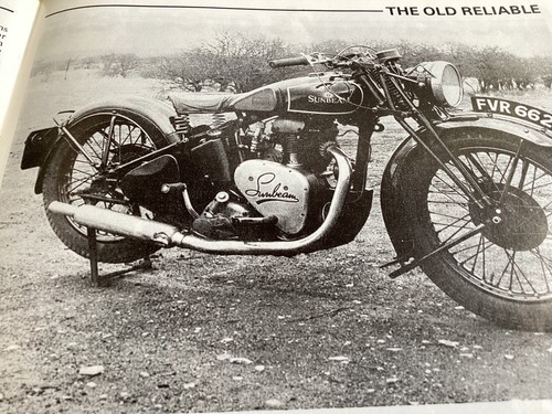 Sunbeam 1939 motorcycle - sunbeam, 1939;motorcycle