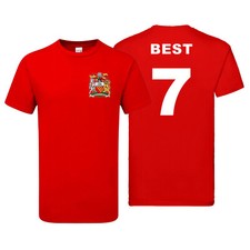 George Best 7 KIT Tshirt Mens & Womens Fanmade Merchandise