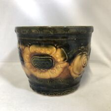 Vintage West German Scheurich Keramik Plant Pot Planter Sunflowers 887-14 (W)