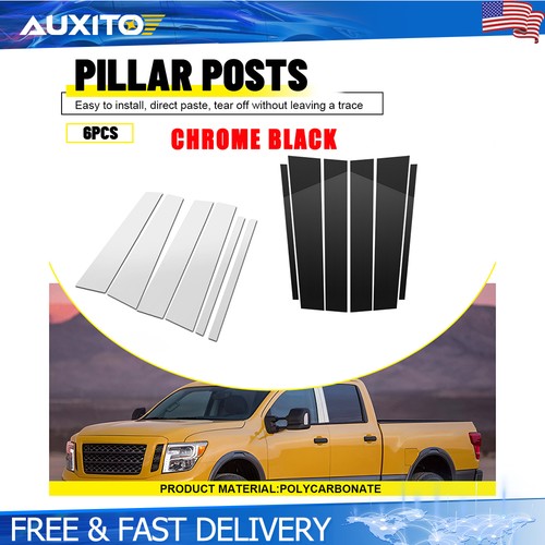 Gloss black chrome - black, pillar