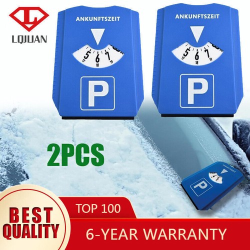 Parking disc ice scraper - parking,