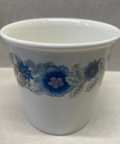 Blue floral wedgwood bone - blue,