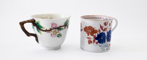 Antique porcelain cups - 2x,
