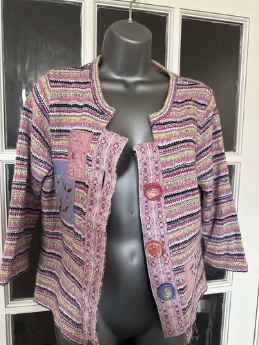 Ladies pink per - ladies, woven