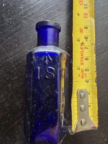 Vintage cobalt blue glass - cobalt,