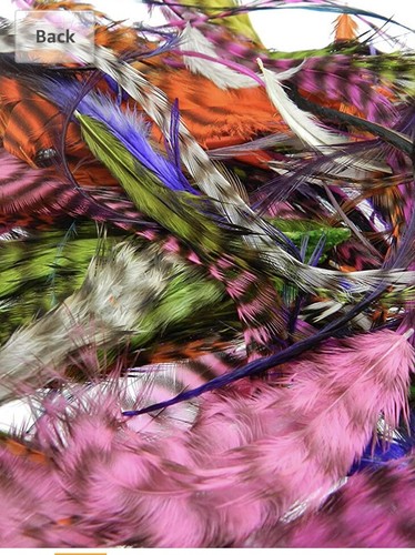 Fly tying mixed dyed - fly,