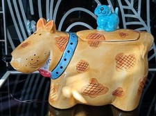 Vintage Large Cat And Dog