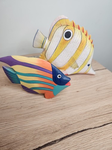 Wooden hand painted exotic - 2,