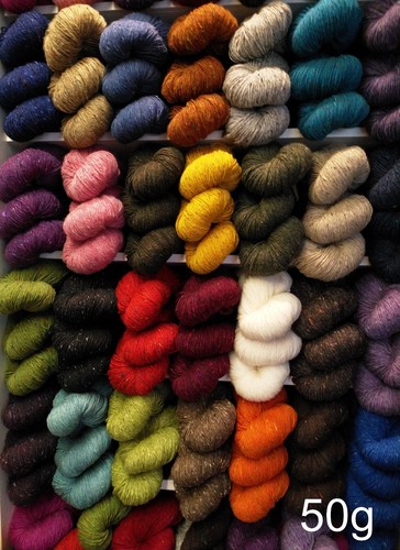 50g quality aran donegal tweed - aran,