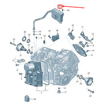 NEW VW TOURAN 5T GEARBOX VENT