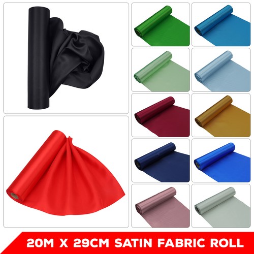 Satin roll fabric chair sash - roll,